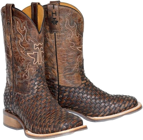 Tin Haul Men's Western Boots Ride Em Cowboy Brown-14-020-0077-0481