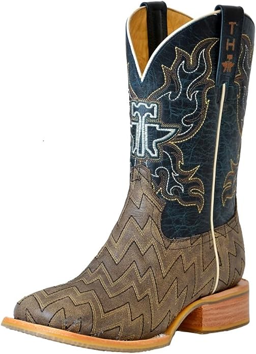 Tin Haul Men's Western Boot Lightning Strikes Square-14-020-0077-0502