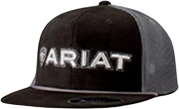 Ariat Flexfit 110 Roughout Braid Black/Grey Men's Cap A300083766