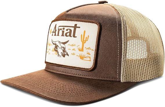 Ariat Men's Desert Wasteland Scene Patch Cap - A300094602