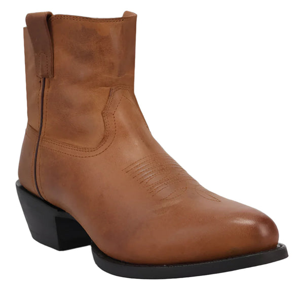 Laredo Men's Cabrera Zip Round Toe Cowboy Boot - Tan - 70007