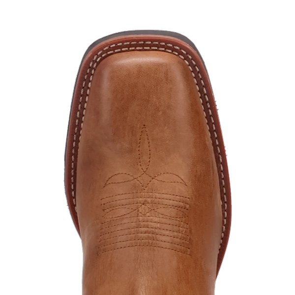 Laredo Men's Devin Tan Leather Western Ankle Boot 70009