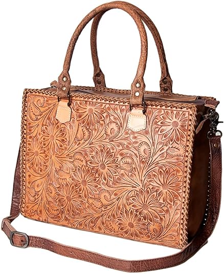 American Darling Conceal Carry Tooled Leather Handbag - ADBG235