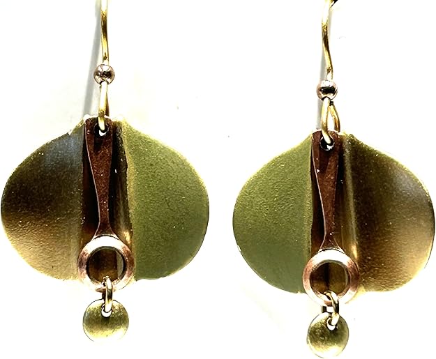 Silver Forest Mixed Modern Shapes Pierced Earrings-NE-2351