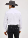 Wrangler Men's Western Long Sleeve Western Snap Dobby Stripe Shirt 75221WH