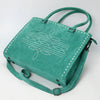 American Darling Large Suede Tote Green in color with Concealed Carry area ADBG1553A