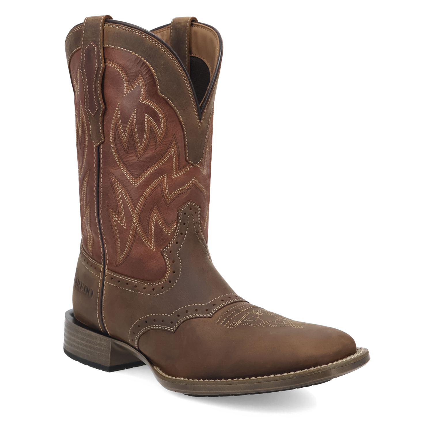 Laredo Men's Stratford Leather Boot - Brown/Red - 8061