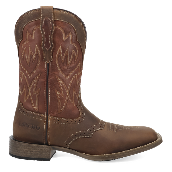 Laredo Men's Stratford Leather Boot - Brown/Red - 8061