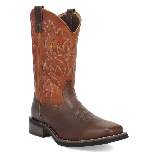 Dan Post Mens Brown and Orange Decatur Leather Boot-8066