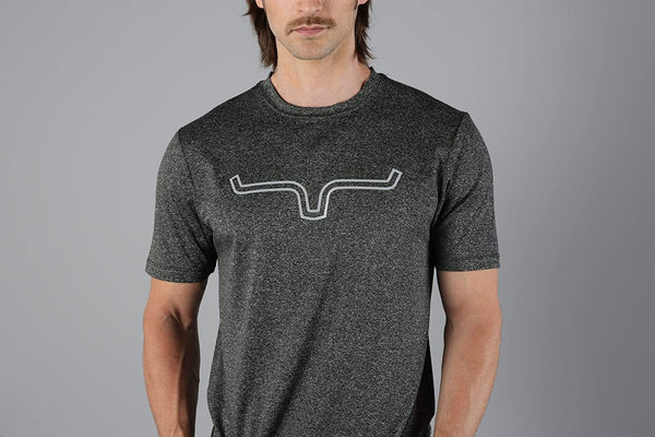 Kimes Ranch Men's Outlier Tee Charcoal Heather