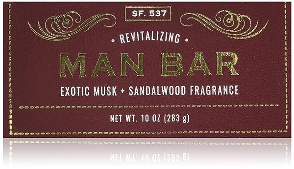 San Francisco Soap Co. Man Bar Exotic Musk & Sandalwood EMS3670