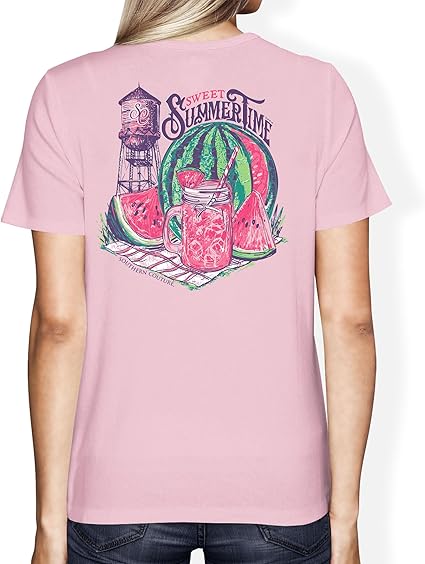 Southern Couture Light Pink Sweet Summertime TShirt-SC1379LP