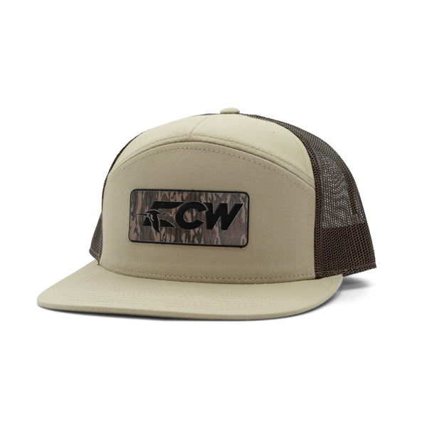 East Coast Waterfowl Bottomland Leather Pintail ECW 2.0 Logo Patch Hat
