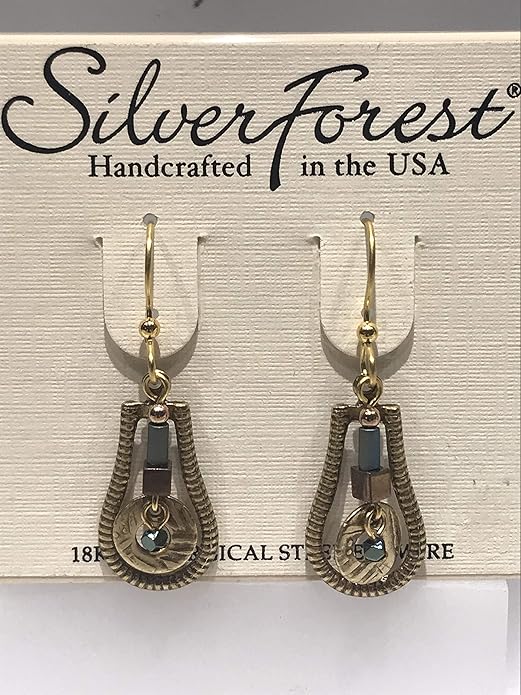 Silver Forest Open Shape with Center Drop - NE-1791