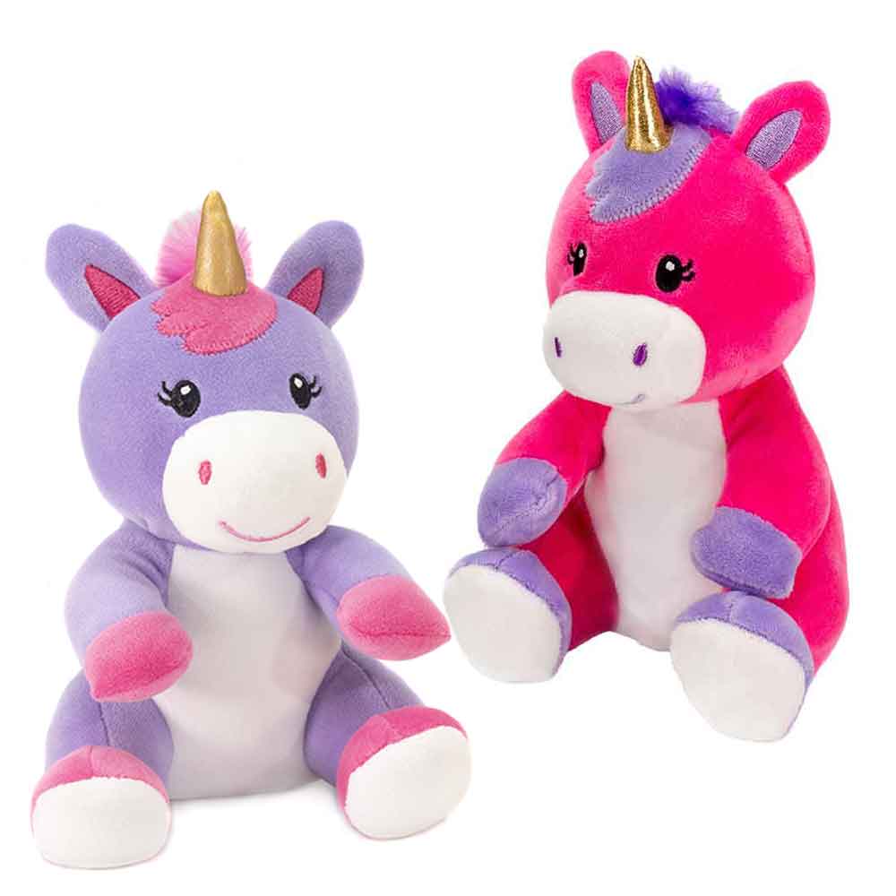 POCKET HUGGABLES - 6IN 2 ASST. UNICORNS, PINK OR PURPLE