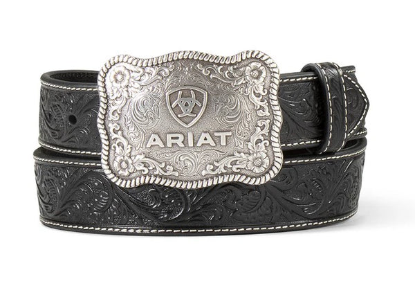 Ariat Mens Floral Tool Accent with Ariat Buckle A1020401