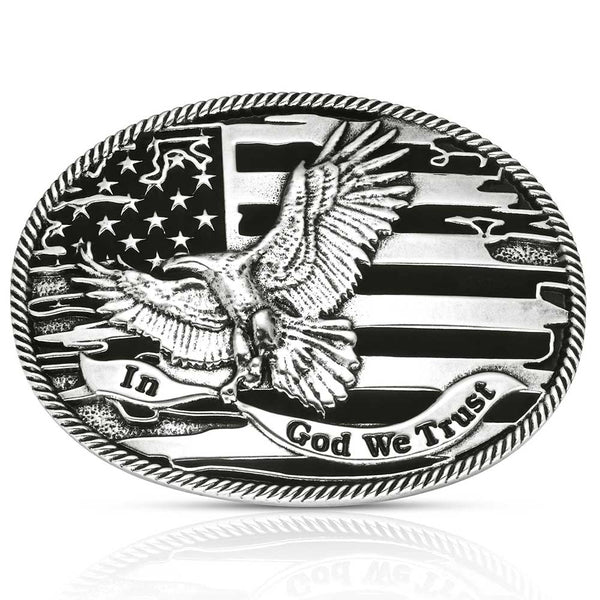 Montana Silversmiths Forged in Freedom Buckle - A1063S