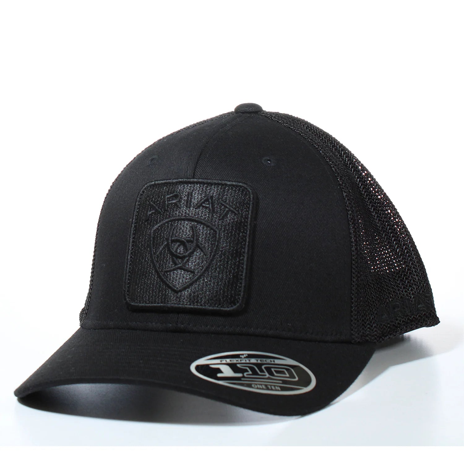 Ariat Youth All Black Woven Patch Cap - A300096101