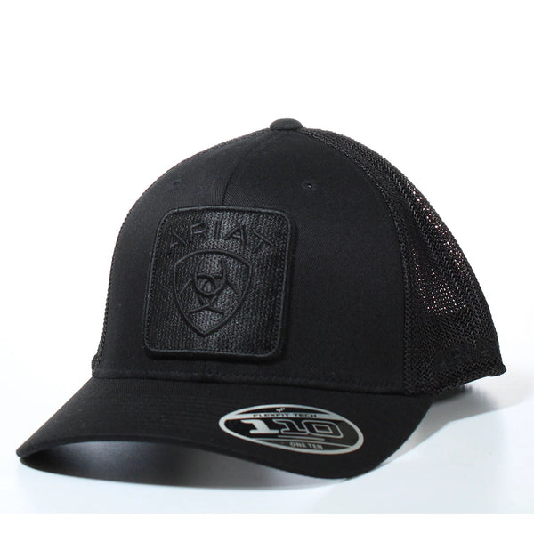 Ariat Youth All Black Woven Patch Cap - A300096101
