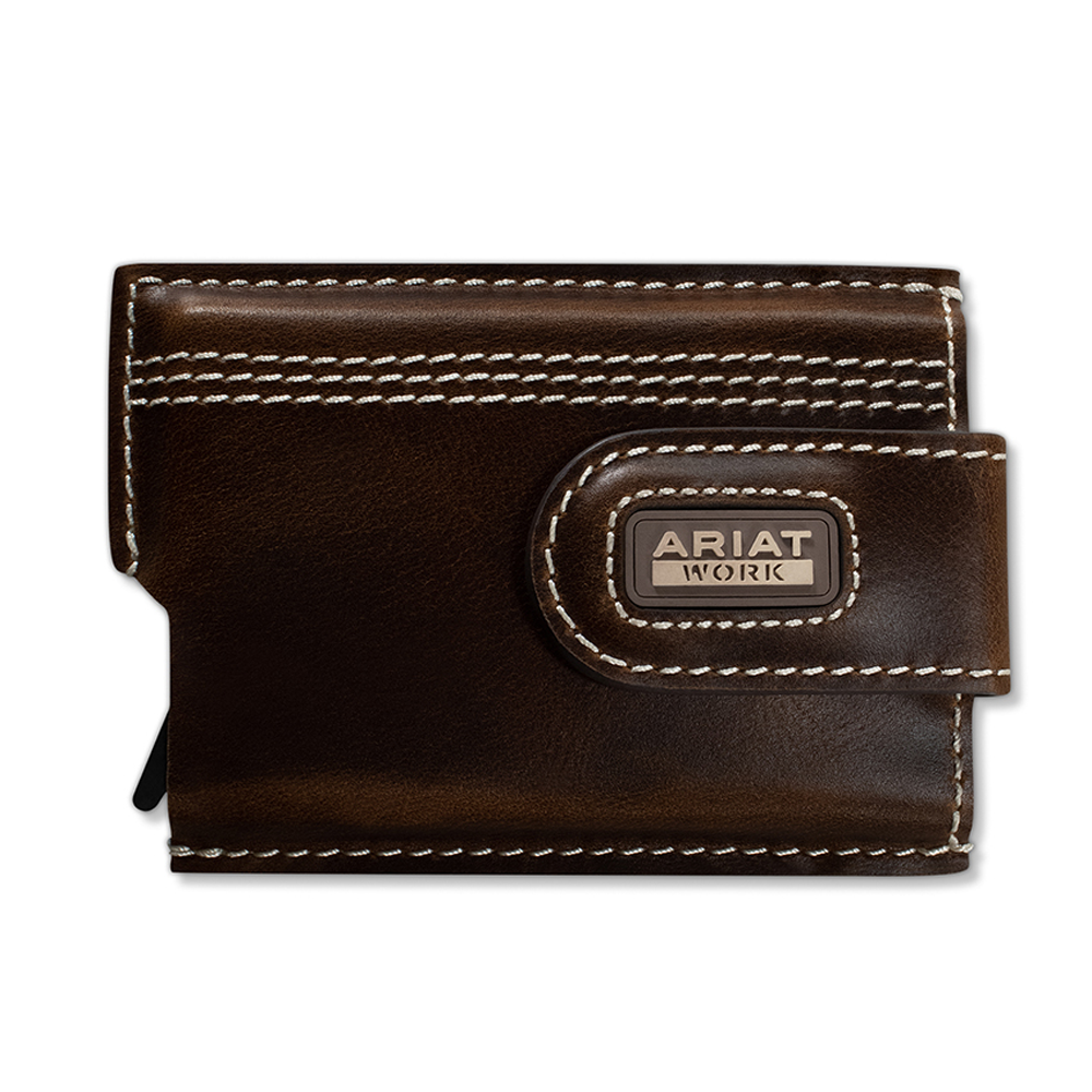 Ariat Utility Leather Wallet with Magnetic Clip - A3403702