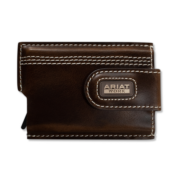 Ariat Utility Leather Wallet with Magnetic Clip - A3403702