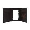 Ariat Men's Logo Black Tri-Fold Wallet A3545901