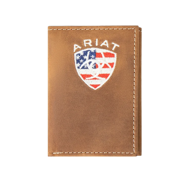 Ariat Men's Mexican Rowdy Tri-Fold Wallet Ariat Men's Mexican Rowdy Tri-Fold Wallet