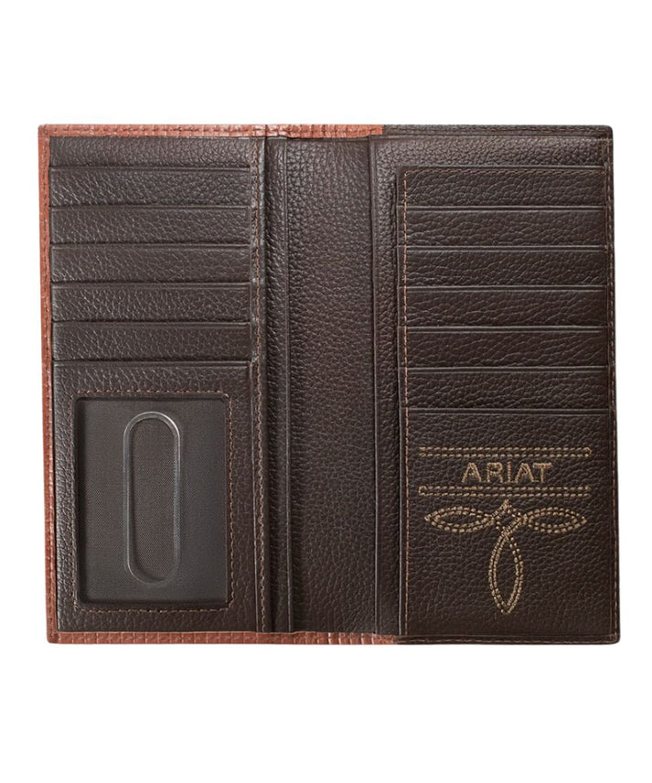 Ariat Brown Redline Shield Rodeo Wallet A3569102