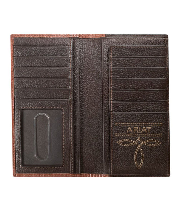 Ariat Brown Redline Shield Rodeo Wallet A3569102