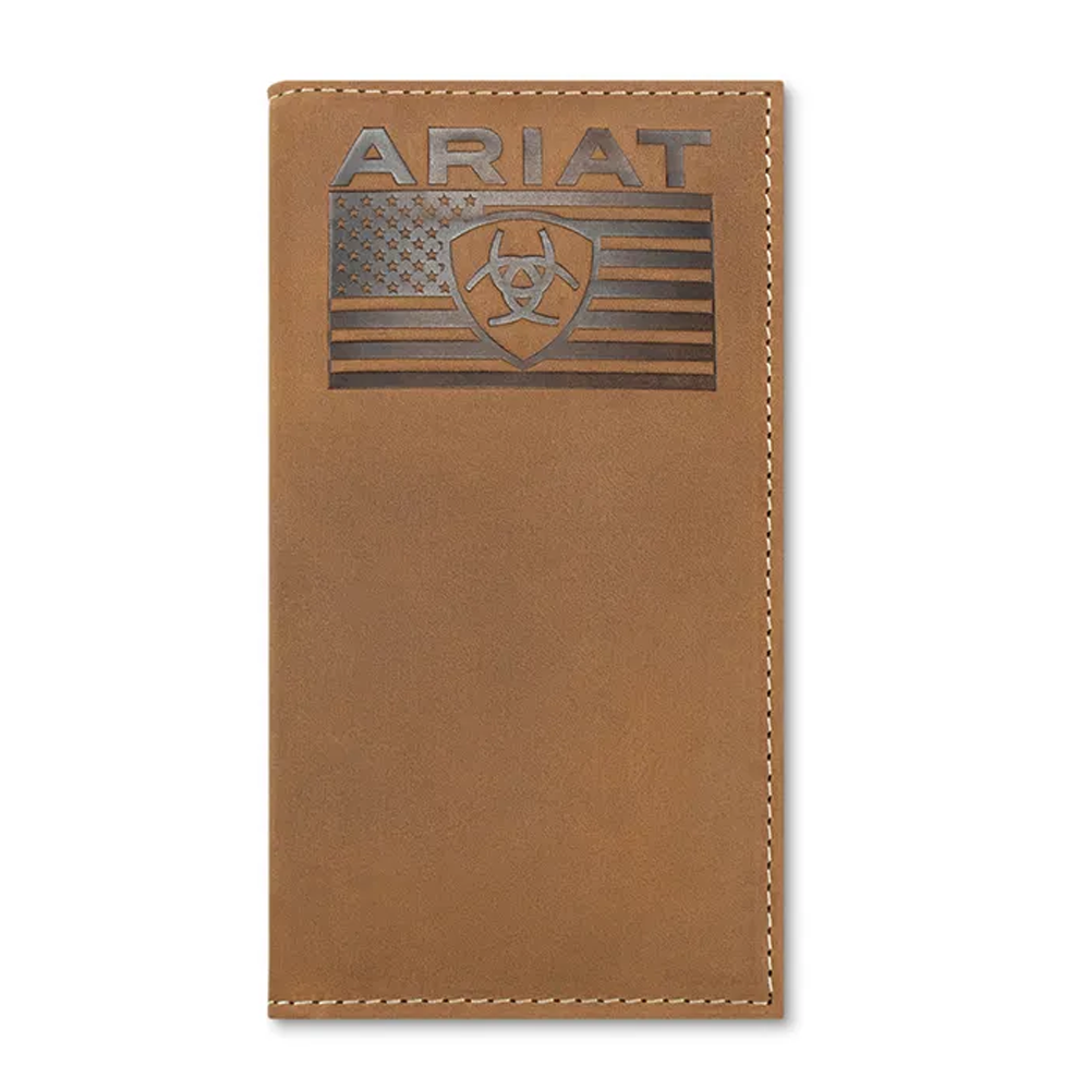 Ariat Rodeo Flag Embossed Wallet A3569944
