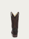 Corral Mens Handwoven Tobacco Ostrich Narrow Square Toe Boot-A4971