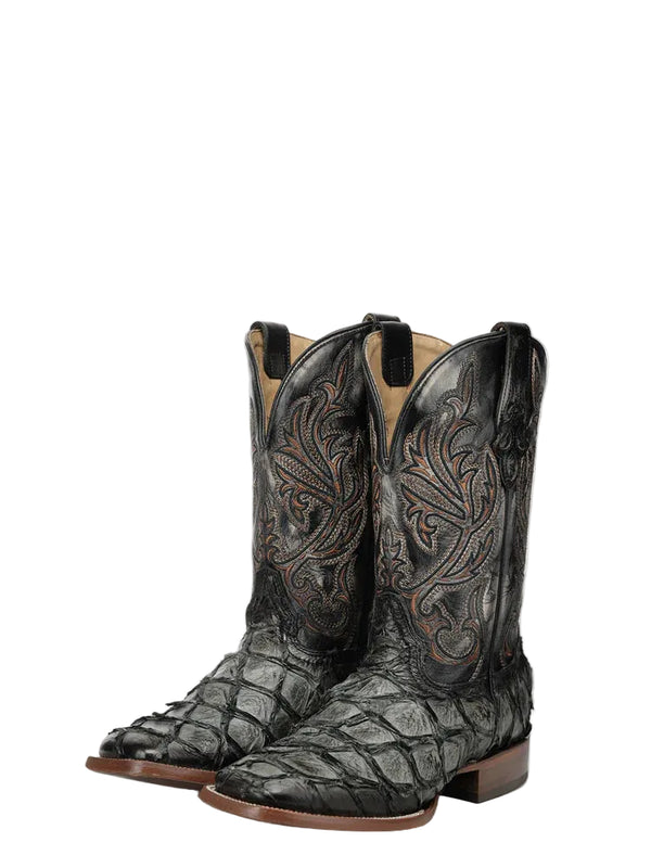 Corral Men's Pirarucu Fish Wide Square Toe Boot-A5055