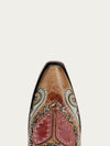 Corral Ladies Sand Heart Inlay and Barbed Wire Woven Western Boots-A5090