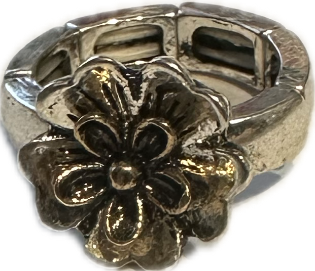 Lost and Found Trading Co. Small Flower Stretch Rings- TCSR5