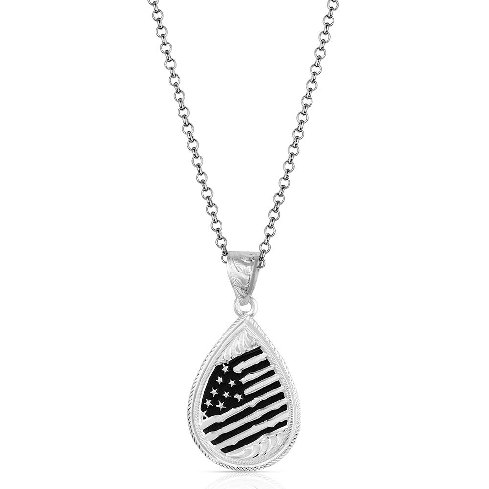 Montana Silversmiths Freedom Flies American Made Necklace AMNC6589