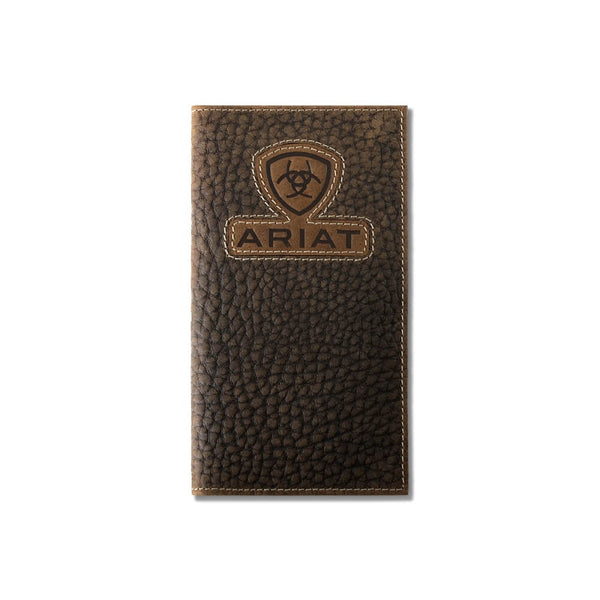 Ariat Men's Rodeo Textured Brown Wallet - A3564702