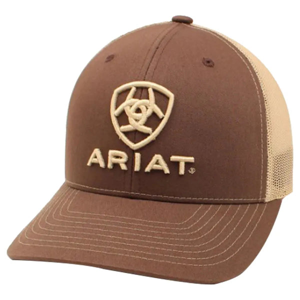 Ariat Youth Brown Embroidered Logo Snap Back - A300095902