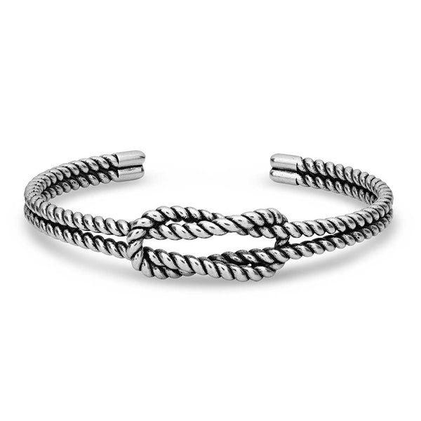 Montana Silversmith Square Knot Rope Cuff Bracelet BC5697