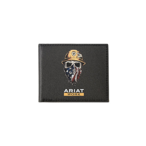 Ariat Rodeo Work Born 4 This USA Face Bi-Fold Wallet - A3401601