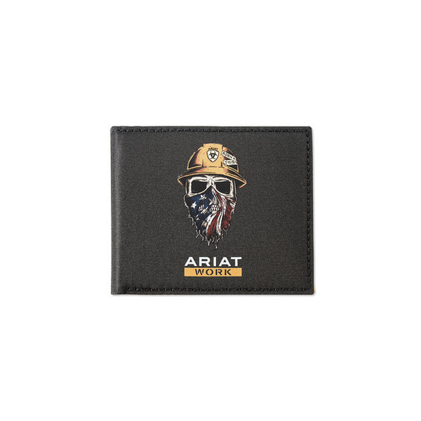 Ariat Rodeo Work Born 4 This USA Face Bi-Fold Wallet - A3401601