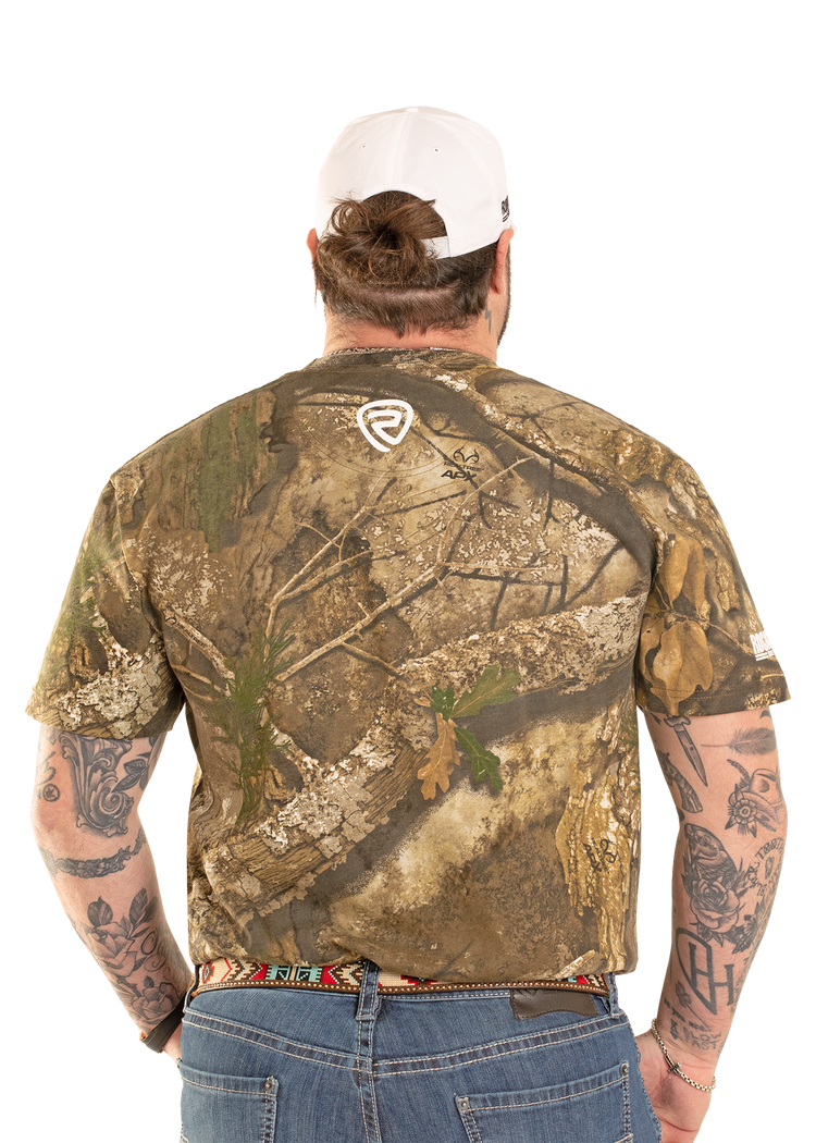 Rock & Roll Men's Koe Wetzel East Texas Rock & Roll T-Shirt - Camo - BU21T08754
