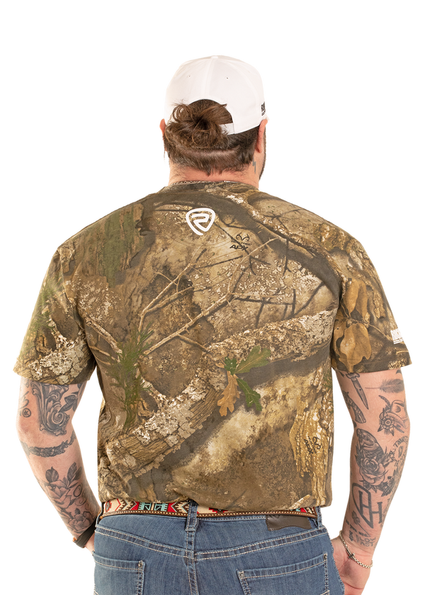 Rock & Roll Men's Koe Wetzel East Texas Rock & Roll T-Shirt - Camo - BU21T08754