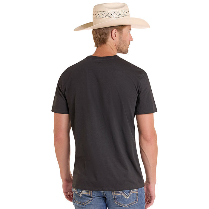 Rock & Roll Denim Koe Wetzel Black Logo Tee Shirt - BU21T09157