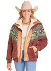 Panhandle Women's Oversized Microsuede Bomber - BW92C06949