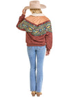 Panhandle Women's Oversized Microsuede Bomber - BW92C06949