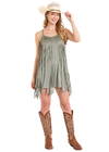 Rock & Roll Cowgirl Ladies Fringe Dress -BWD0R08094