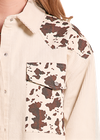 Rock & Roll Denim Ladies Cowhide Corduroy Shirt Jacket - BWN2S09388