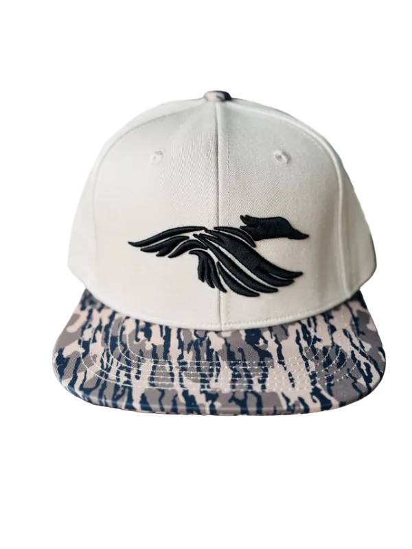 Low Country Black Wood Duck Hat Flat Bill Hat