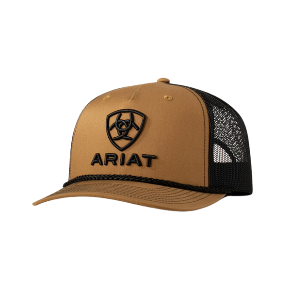 Ariat Men's Embroidered Shield Tan Cap A300090008
