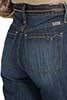 Cruel Girl Denim Ladies Skylar Sky-High Rise, Wide Leg Jeans - Dark Wash - CB74854001